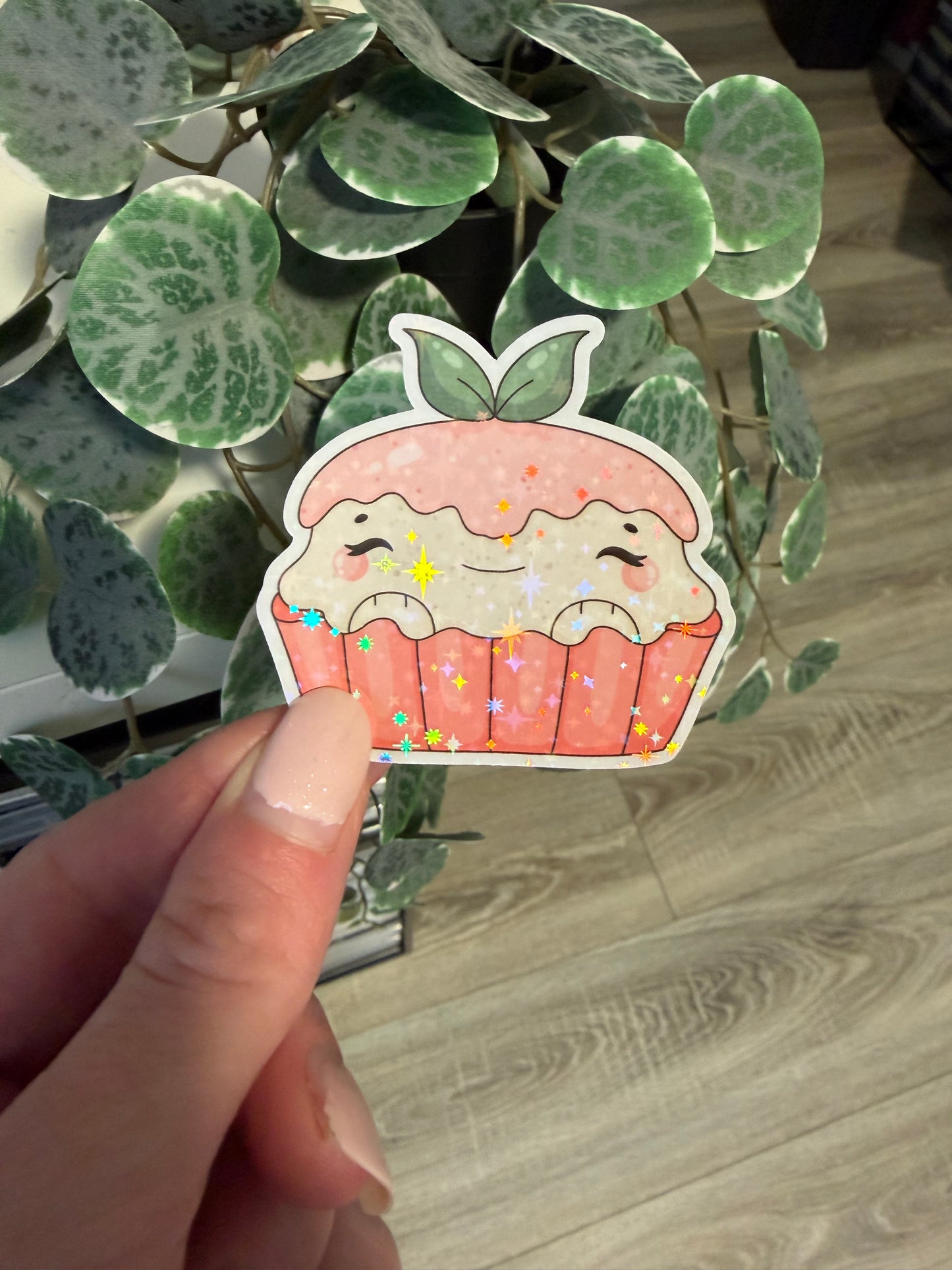 Sticker Valentinstag Praline Lesezeichen