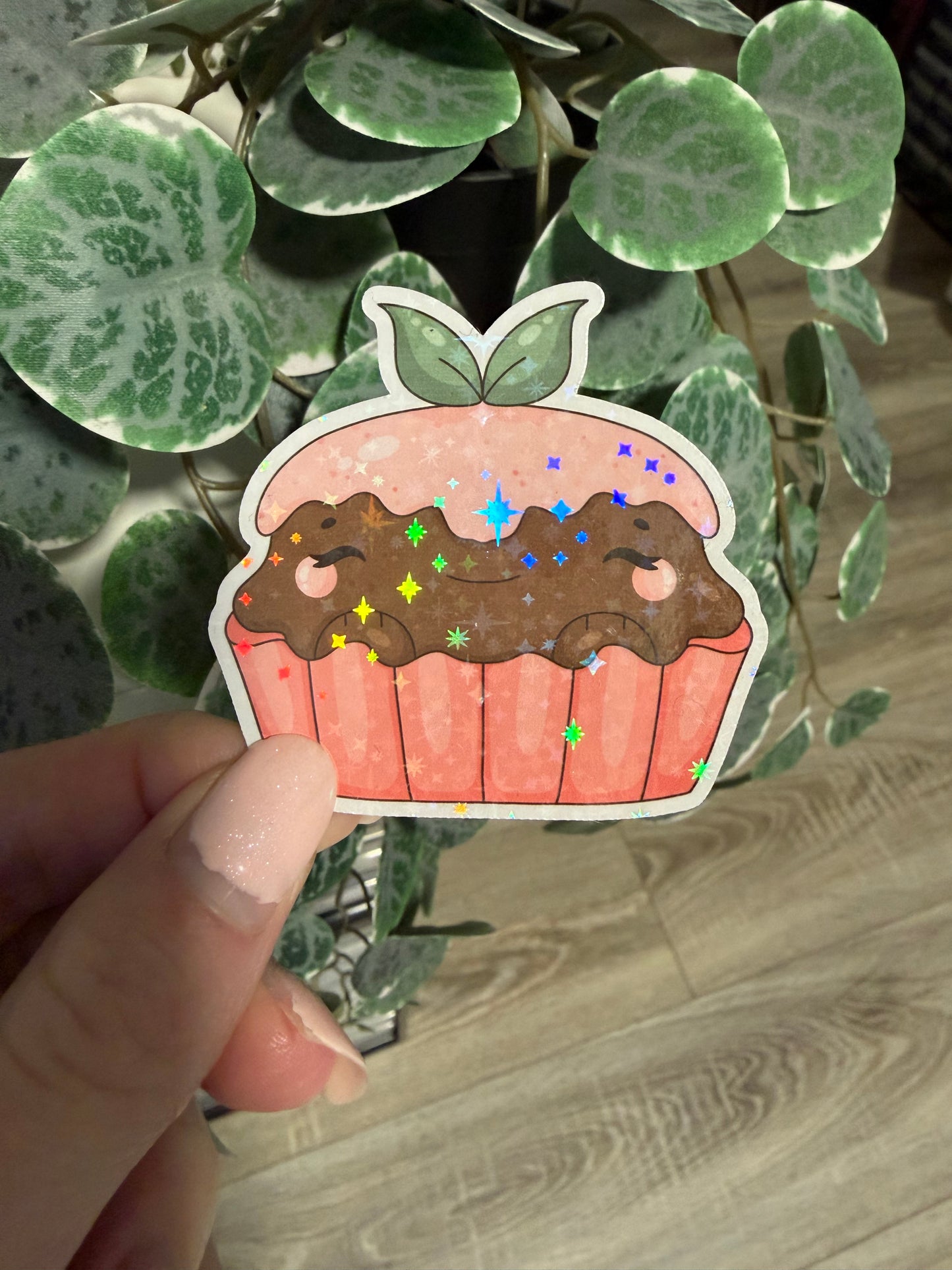 Sticker Valentinstag Praline Lesezeichen