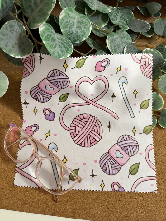 Brillenputztuch Häkeln hochwertig