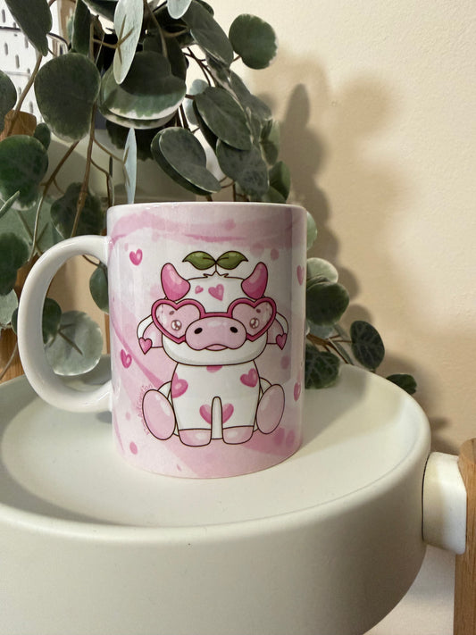 Tasse Valentinstag Kuh