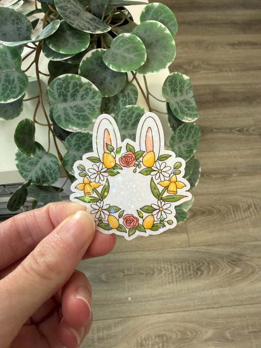 Sticker Osterkranz Ostern Lesezeichen
