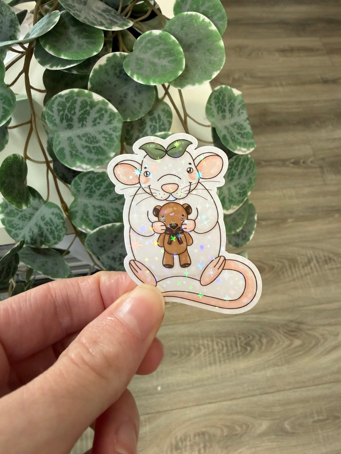 Sticker Ratte kawaii
