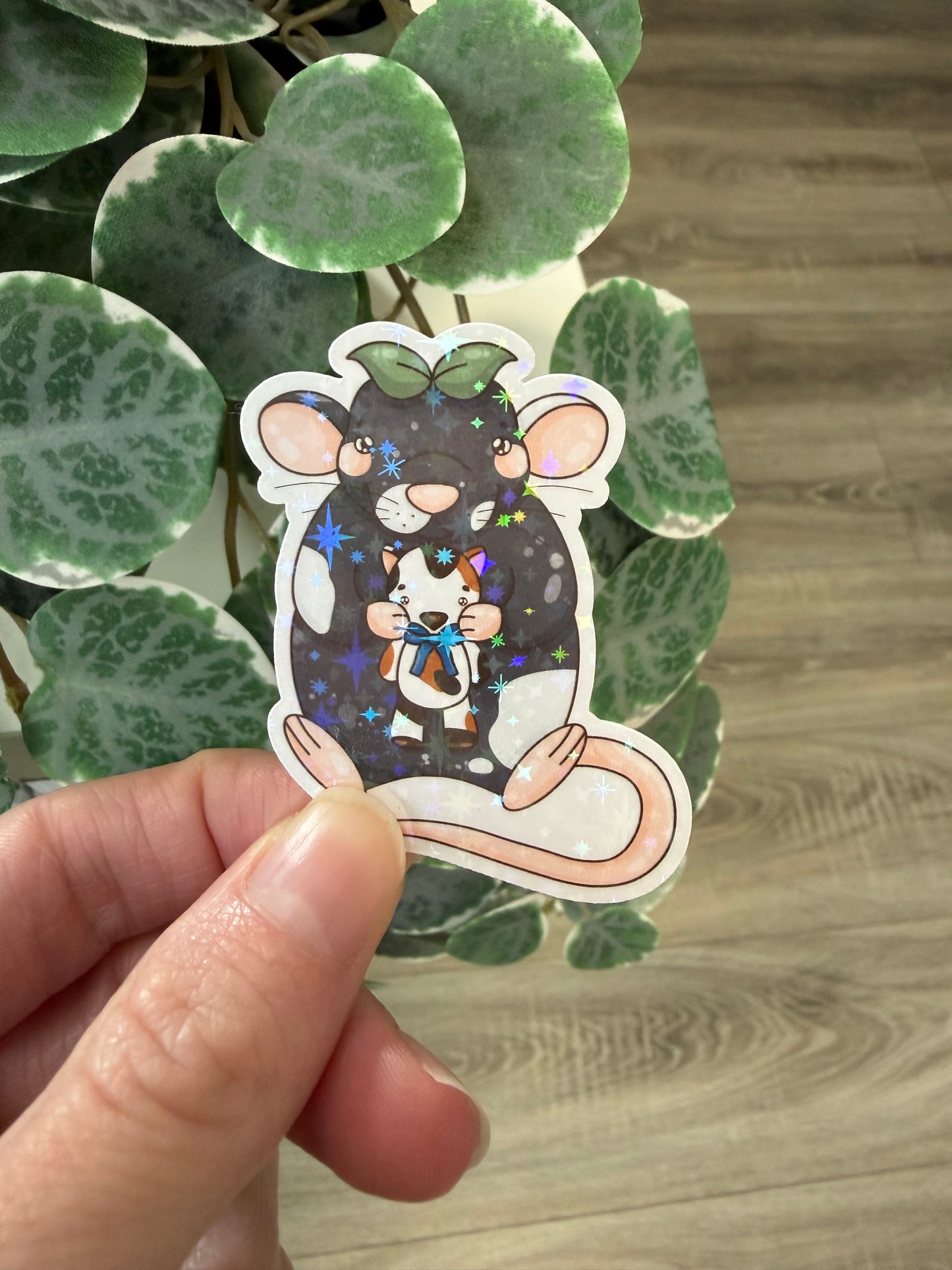 Sticker Ratte kawaii
