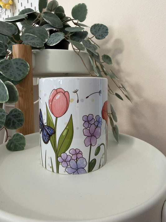 Tasse Blumenwiese Frühling