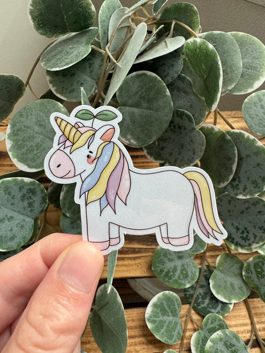 Kawaii Sticker Einhorn Unicorn cute Laptop Aufkleber