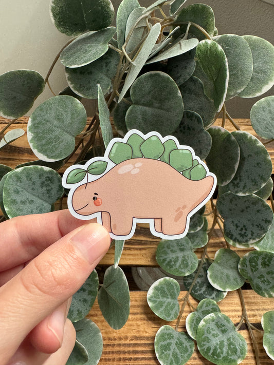 Kawaii Sticker Dino Stegosaurus cute Laptop Aufkleber