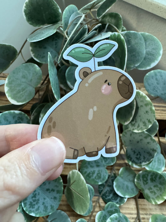 Kawaii Sticker Capybara cute Laptop Aufkleber