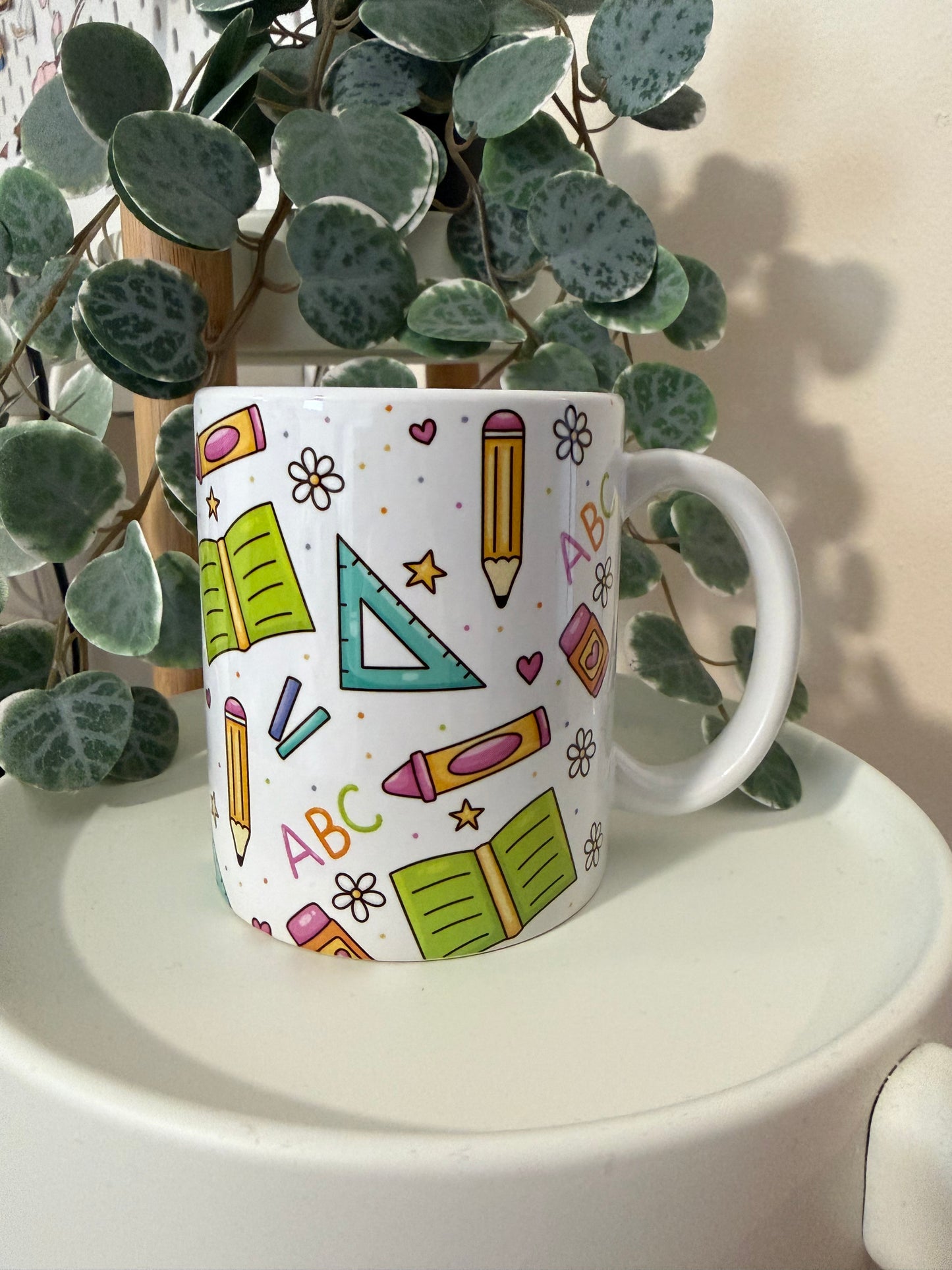 Tasse Schule Lehrer