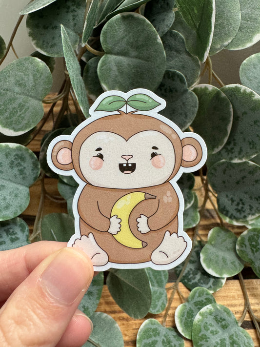 Kawaii Sticker Affe cute Laptop Aufkleber