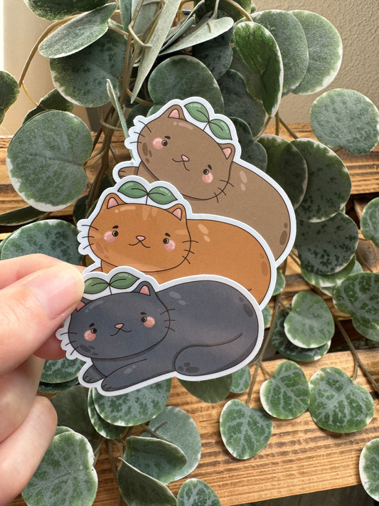 Kawaii Sticker Katze cute Laptop Aufkleber