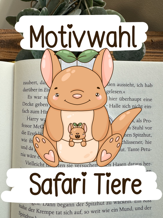 Magnetische Lesezeichen Safari Tiere