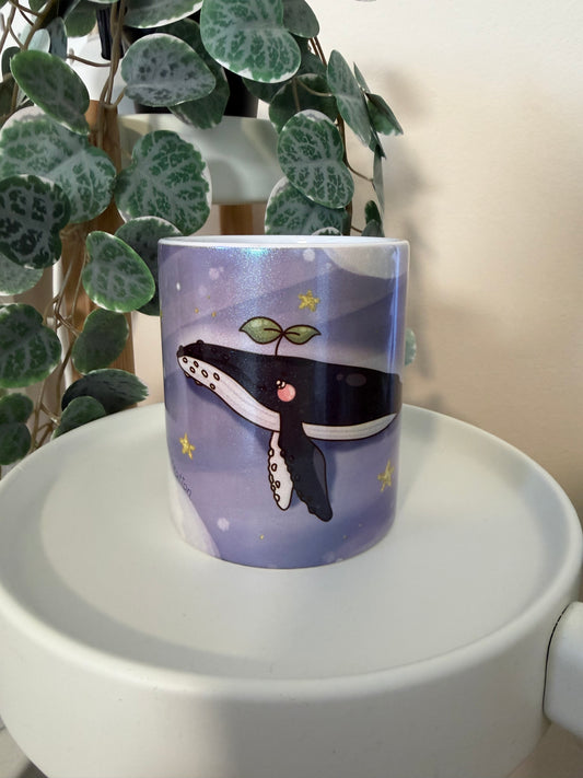 Tasse Buckelwal glitzer