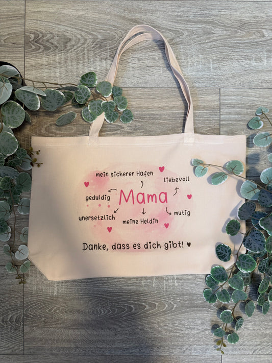 Tasche breit Muttertag kawaii