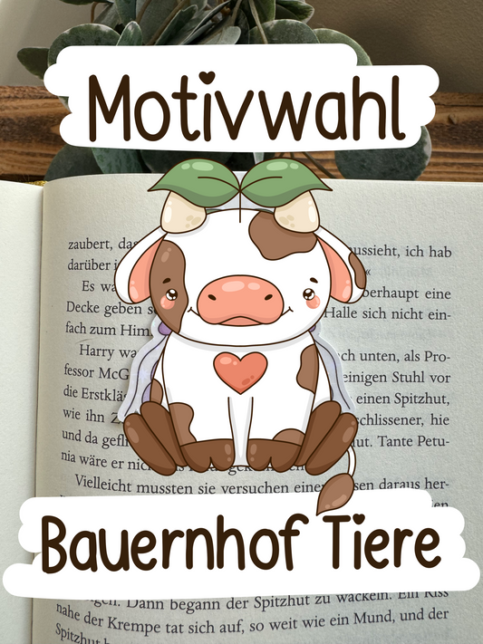 Magnetisches Lesezeichen Bauernhof Tiere