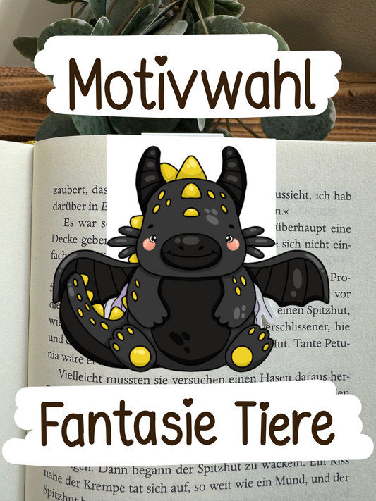 Magnetisches Lesezeichen Fantasie Tiere