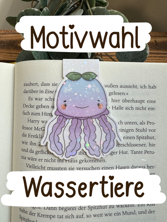 Wassertiere Magnetisches Lesezeichen