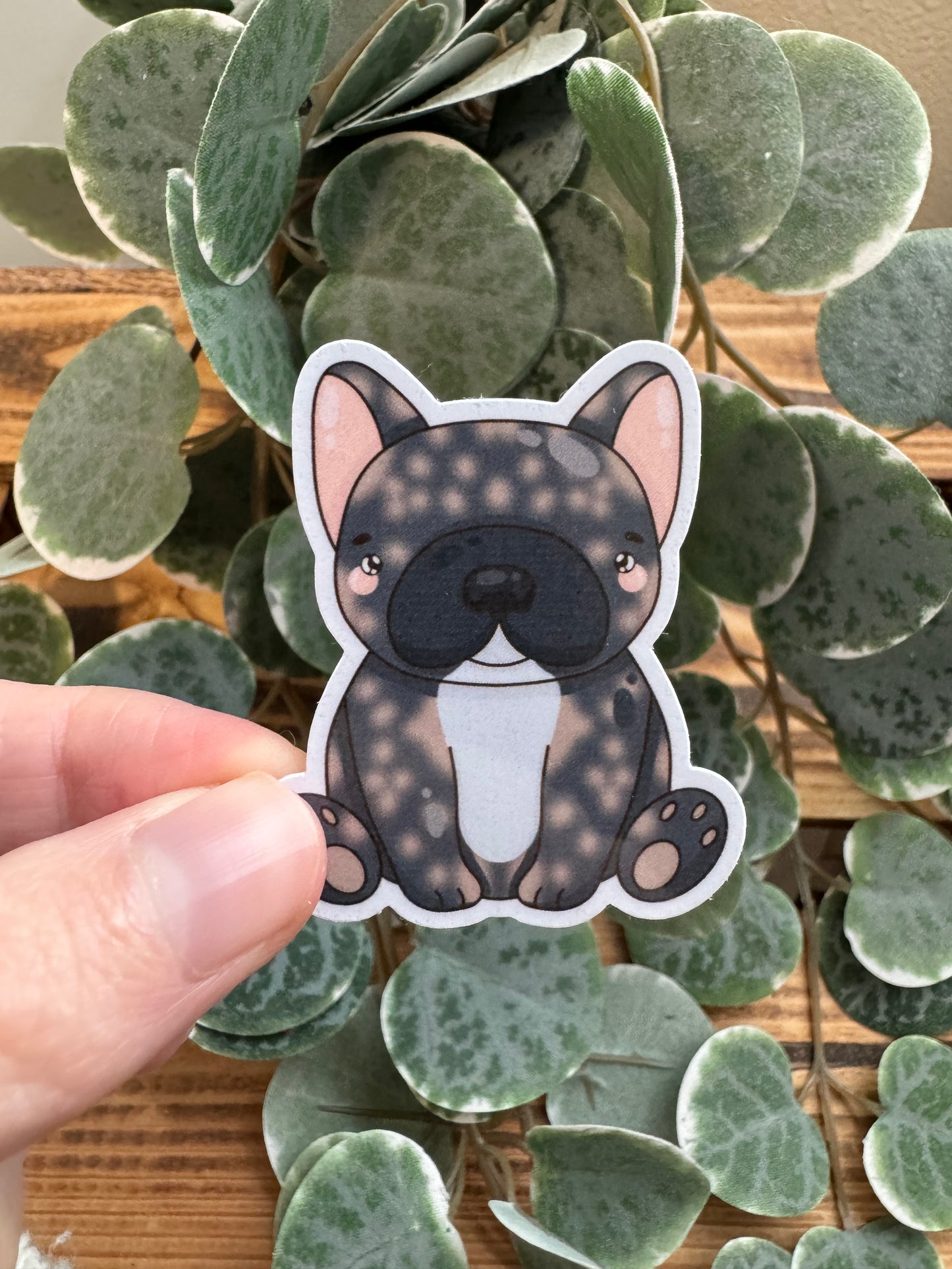 Französische Bulldogge Sticker kawaii Frenchie
