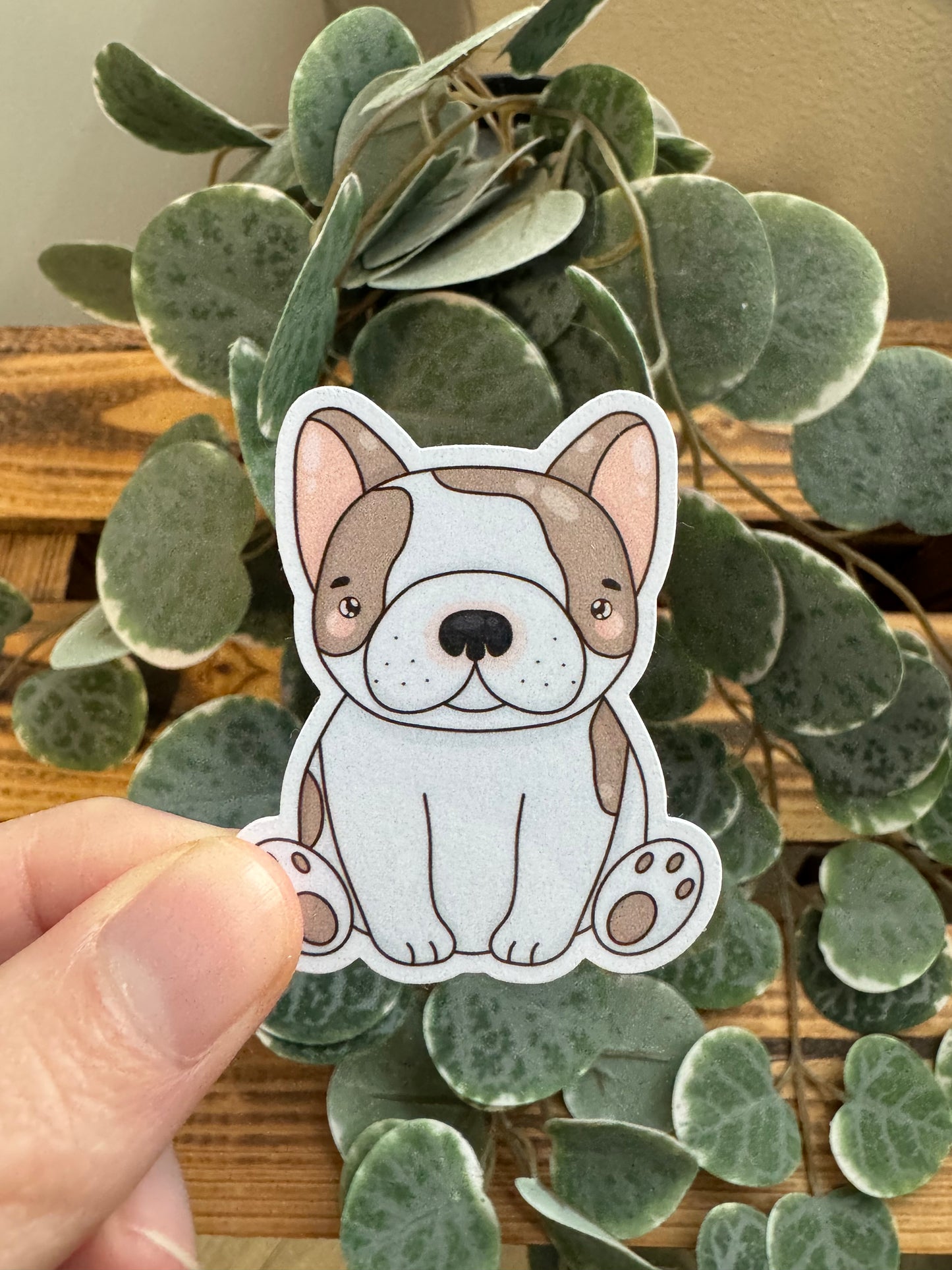 Französische Bulldogge Sticker kawaii Frenchie