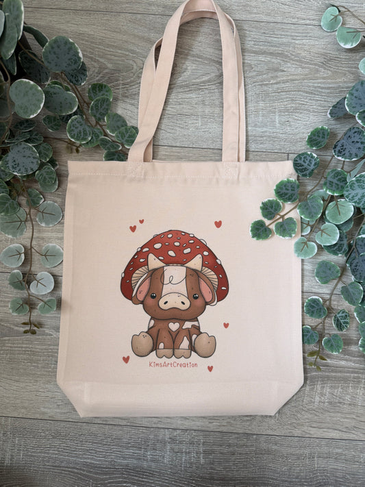 Tasche schmal Kuh Cottagecore kawaii