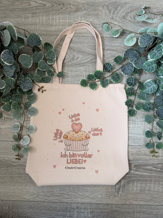 Tasche schmal Muffin Selbstliebe kawaii