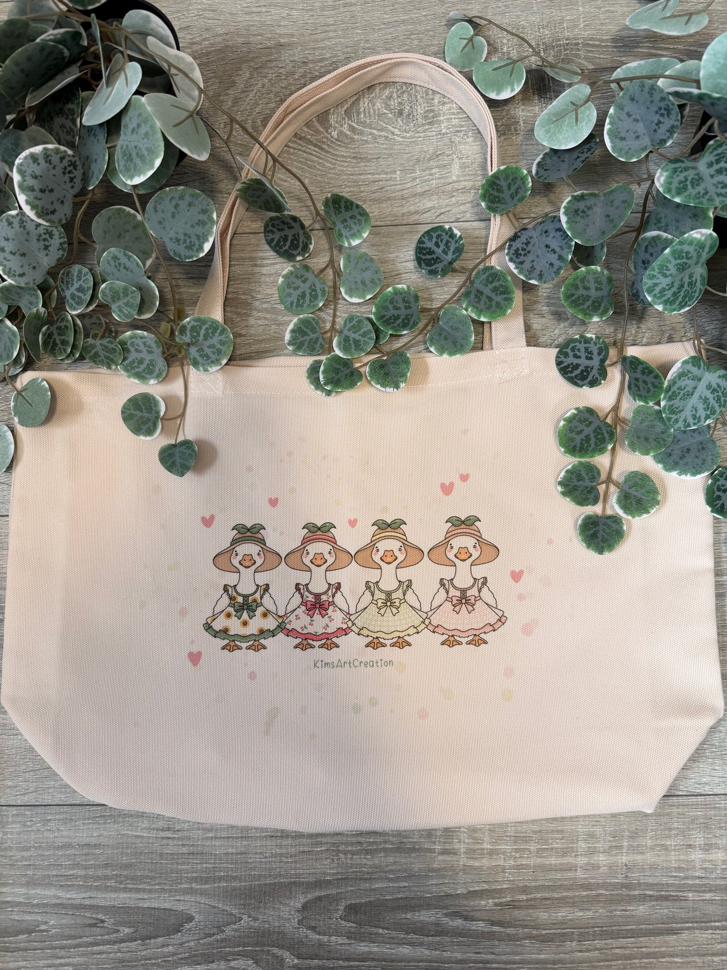 Tasche breit Gänse Sommer kawaii