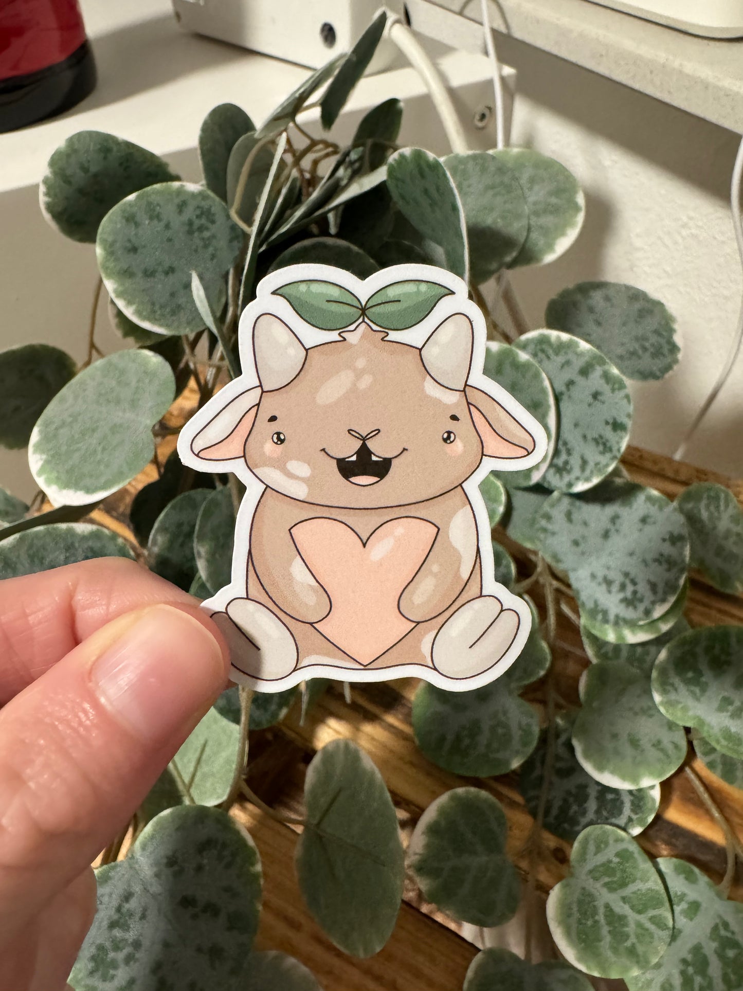 Kawaii Sticker Ziege cute Laptop Aufkleber