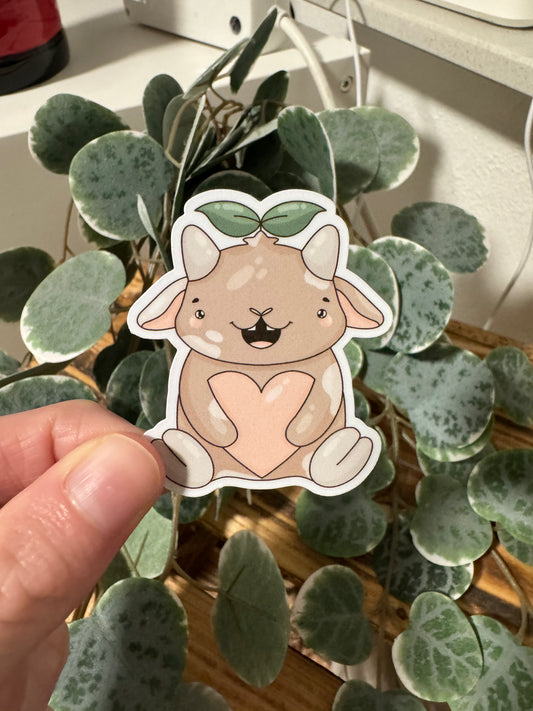 Kawaii Sticker Ziege cute Laptop Aufkleber
