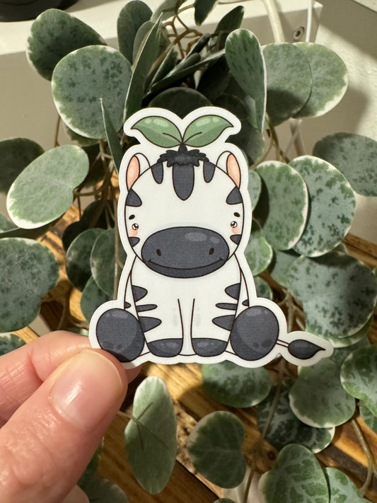 Kawaii Sticker Zebra cute Laptop Aufkleber