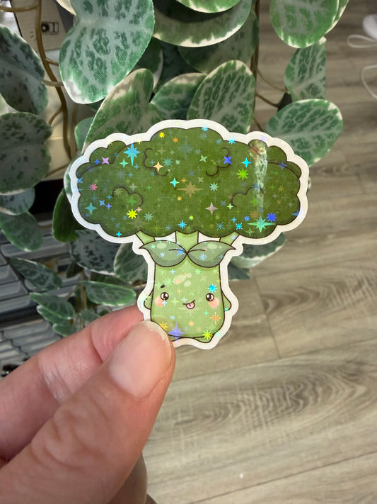 Sticker Brokkoli kawaii Lesezeichen