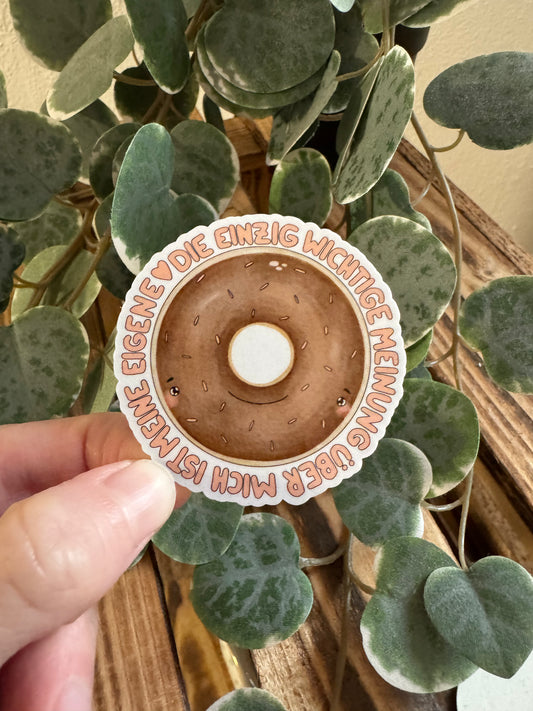 Kawaii Sticker Donut Affirmation cute Laptop Aufkleber