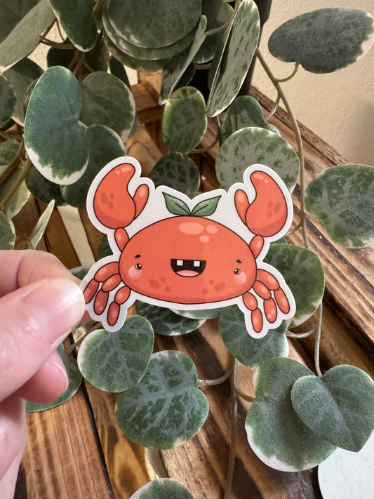 Kawaii Sticker Krabbe cute Laptop Aufkleber