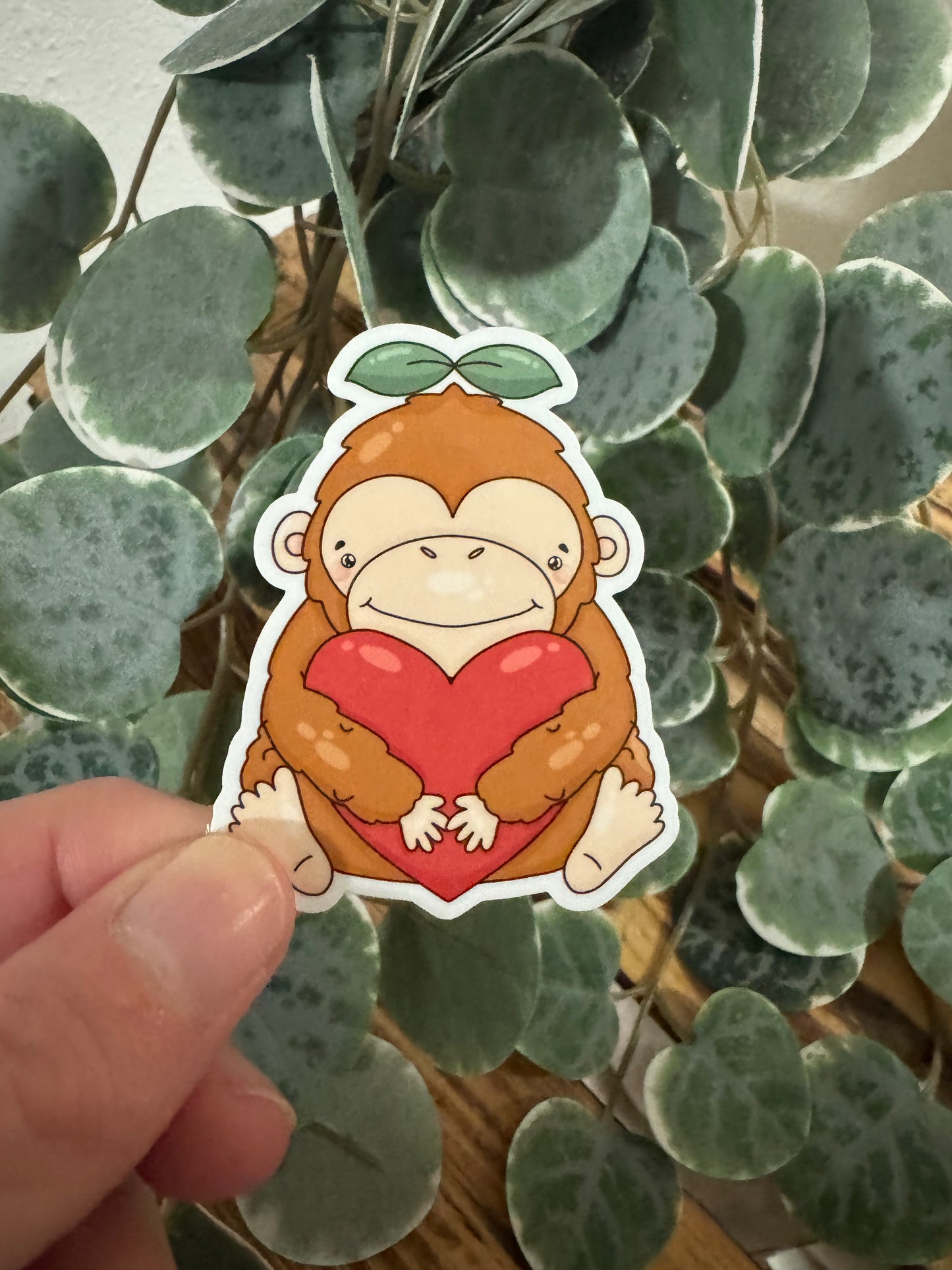Kawaii Sticker Orangutan cute Laptop Aufkleber