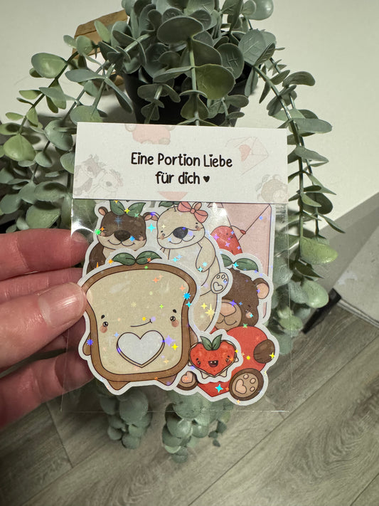 Valentinestags Sticker Portion Liebe Kawaii Sticker cute Laptop Aufkleber