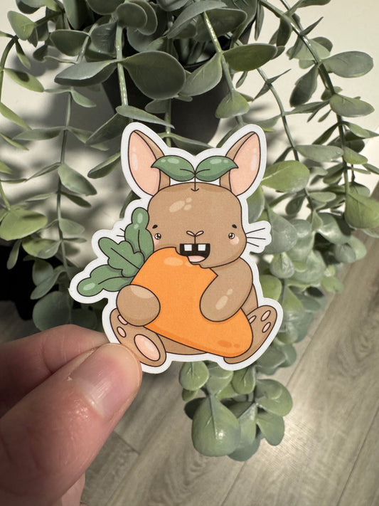 Kawaii Sticker Osterhase Hase cute Laptop Aufkleber