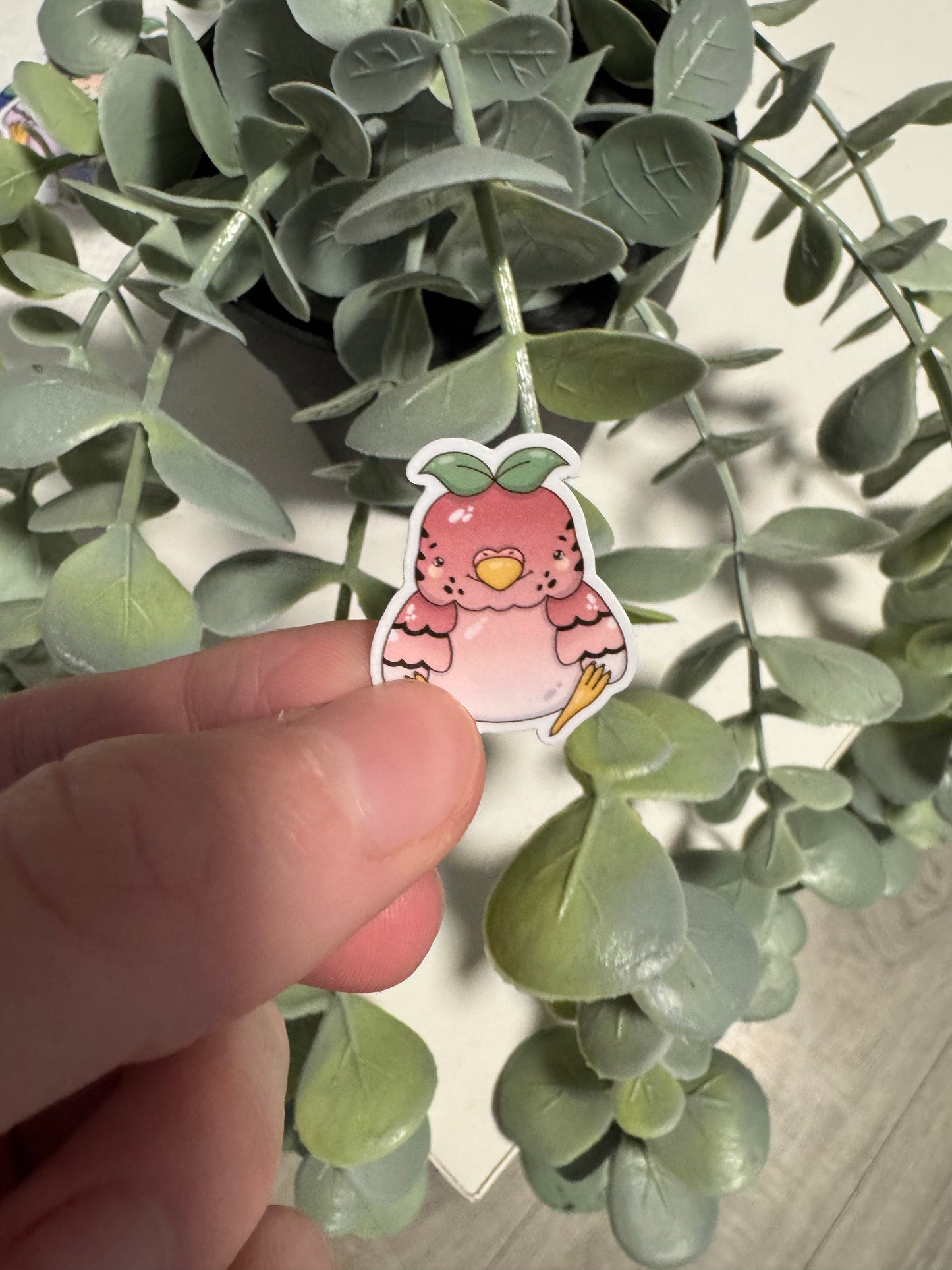 Kawaii Sticker Wellensittich bunt cute Laptop Aufkleber