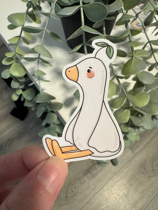 Kawaii Sticker Gans cute Laptop Aufkleber