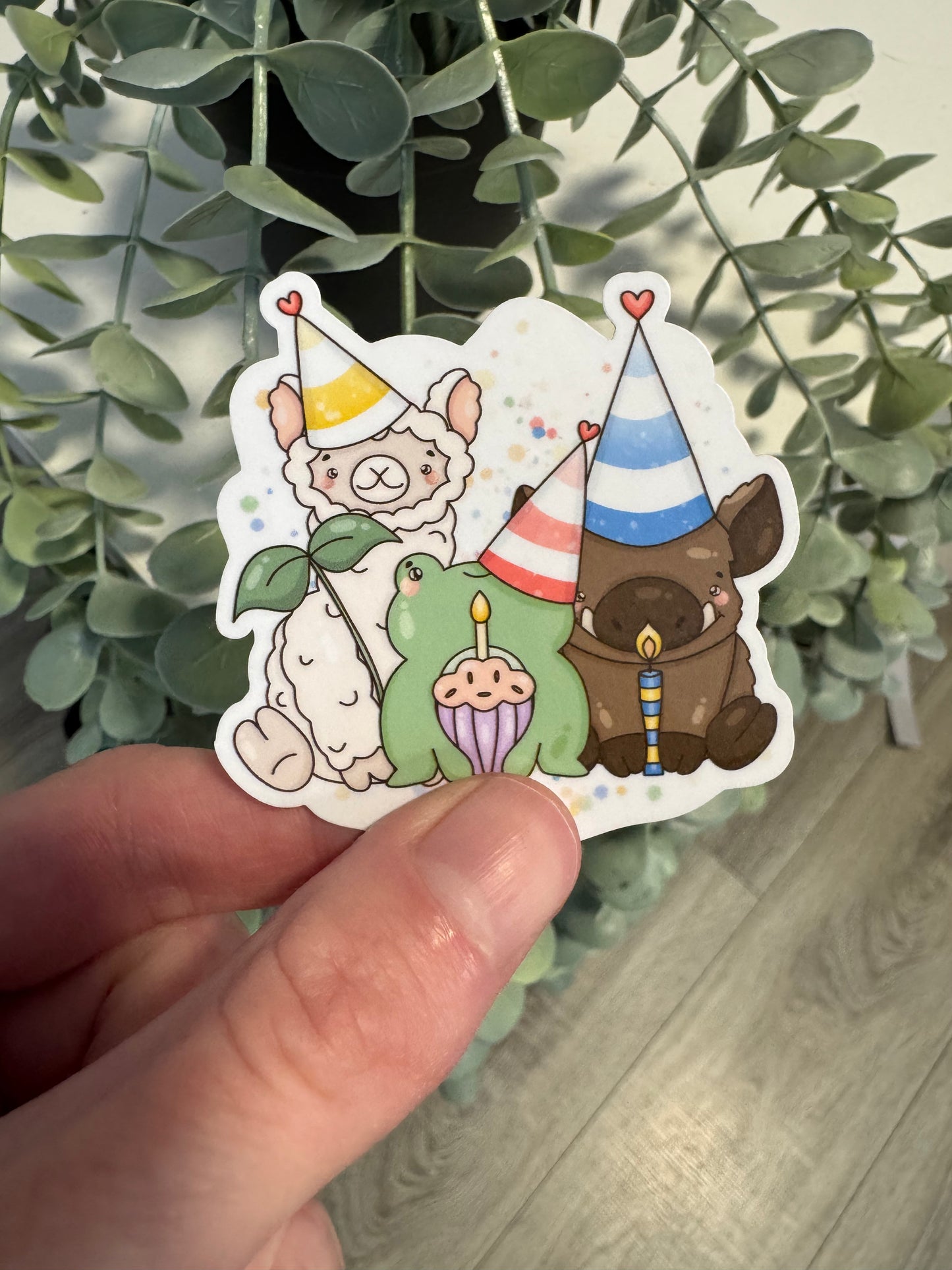 Geburtstags Sticker kawaii
