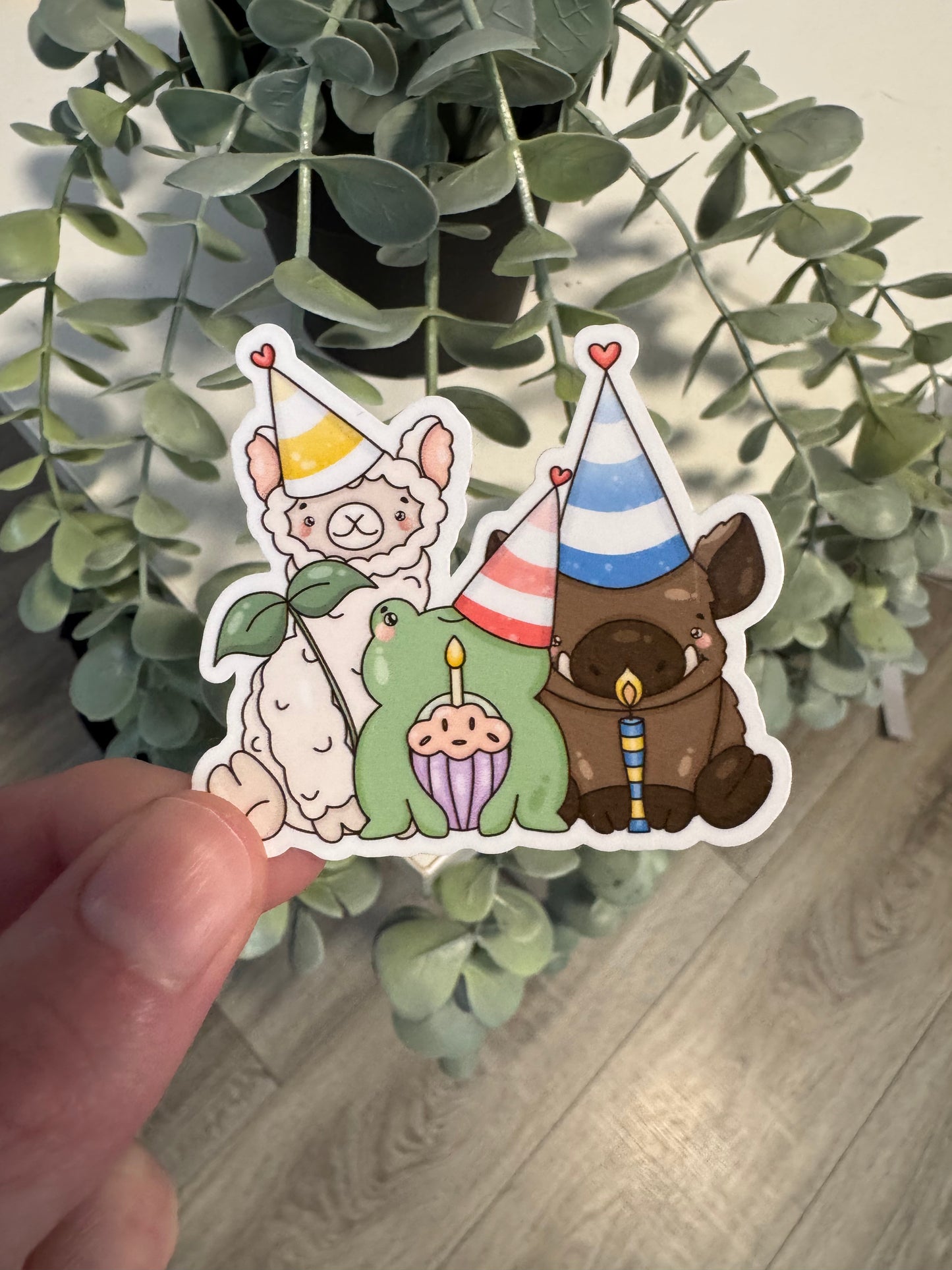 Geburtstags Sticker kawaii