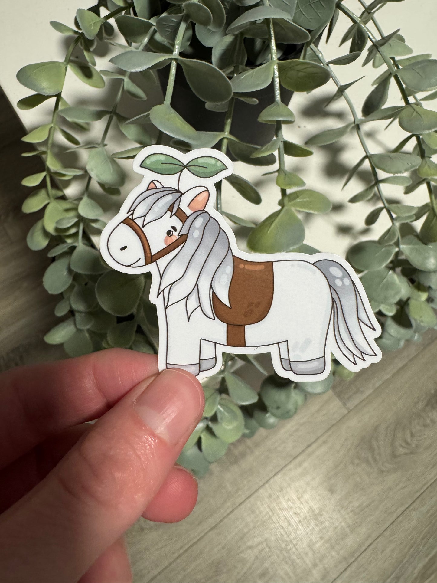 Kawaii Sticker Pferd cute Laptop Aufkleber