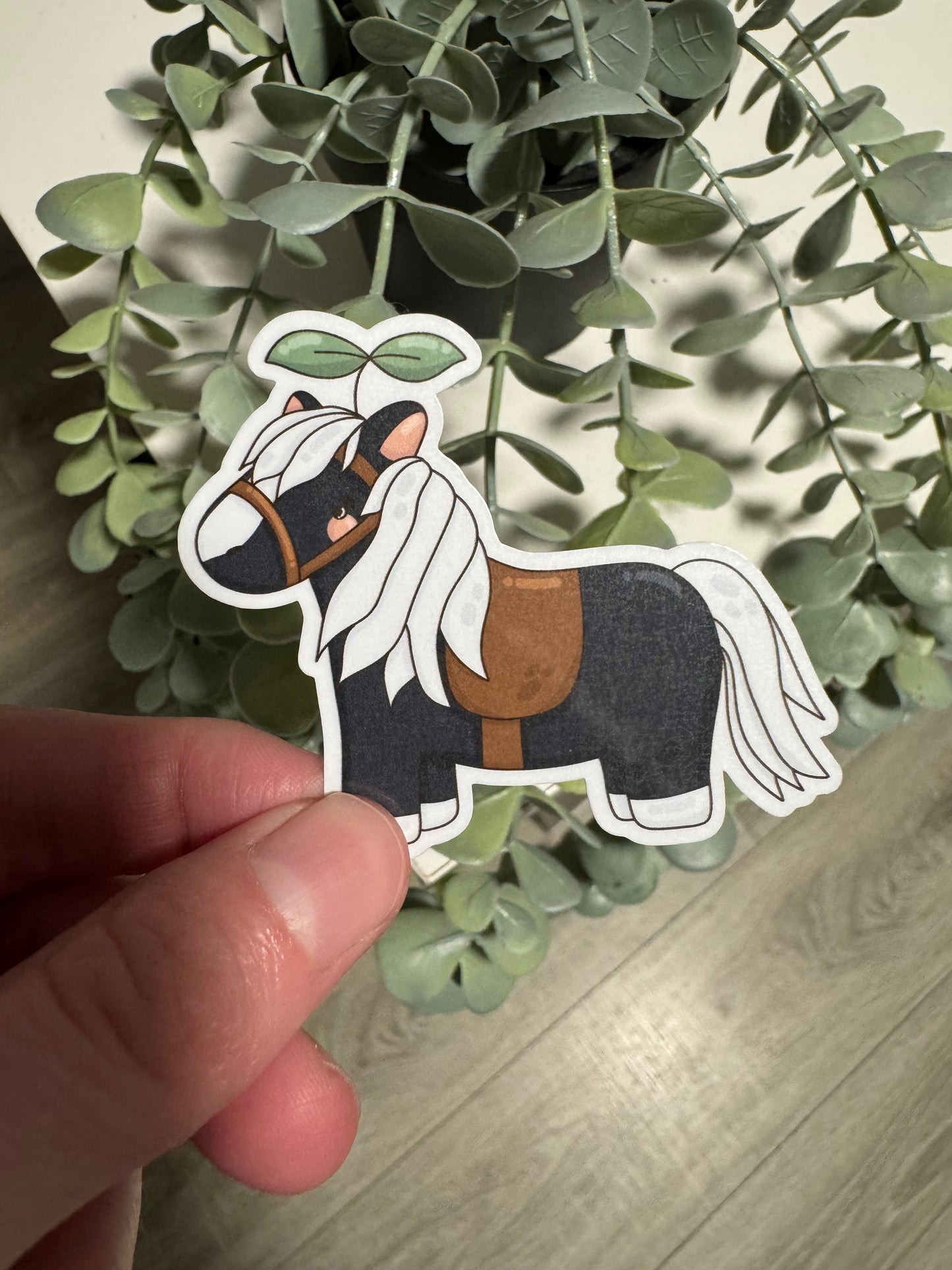 Kawaii Sticker Pferd cute Laptop Aufkleber