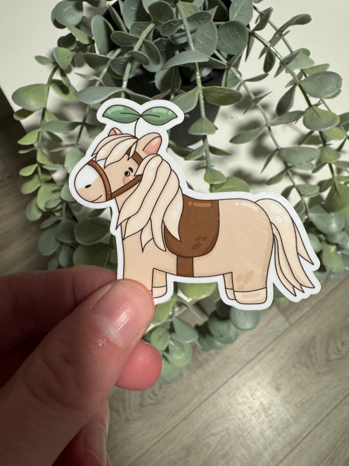 Kawaii Sticker Pferd cute Laptop Aufkleber