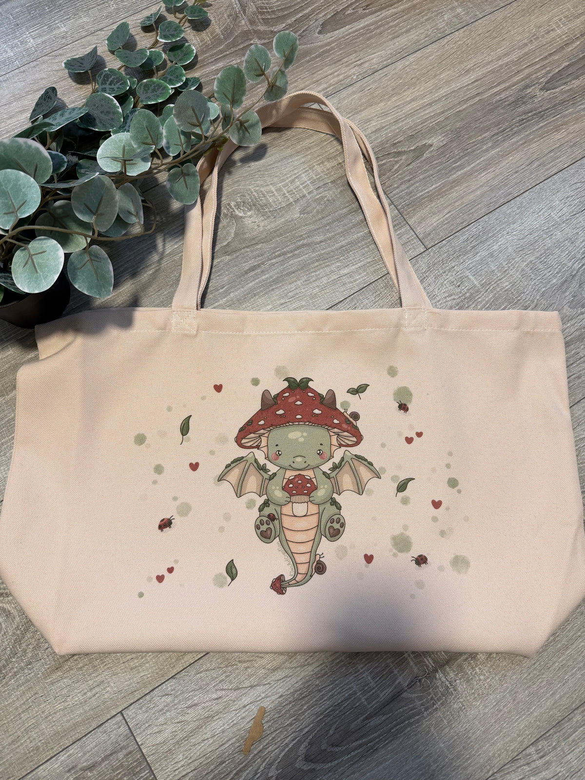 Tasche breit Pilzdrache