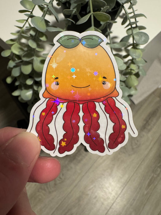Qualle Sticker kawaii