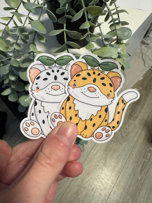 Leopard Sticker kawaii