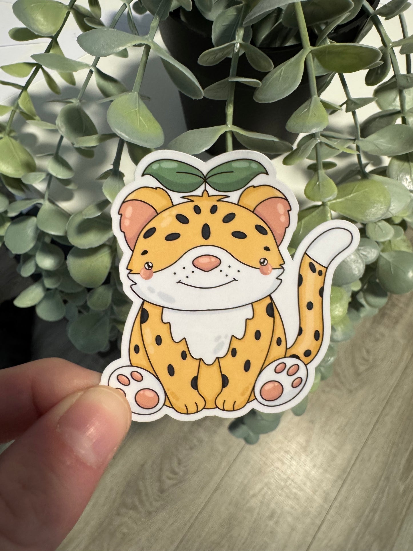 Leopard Sticker kawaii