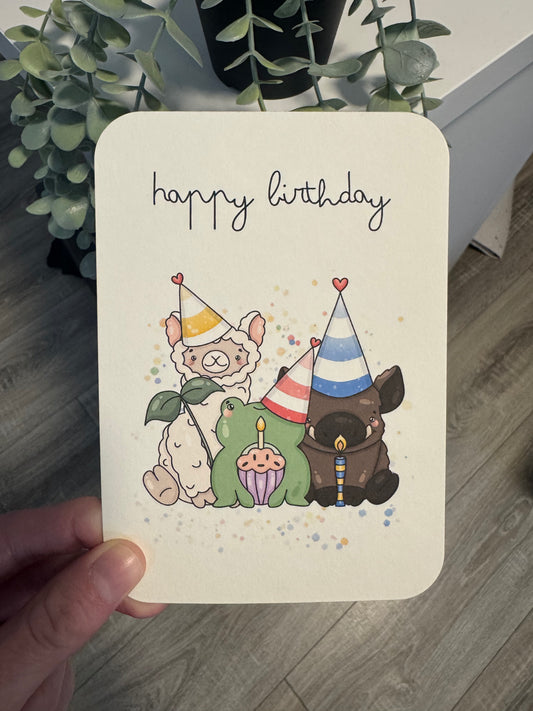 Geburtstagskarte Glückwunsch happy birthday