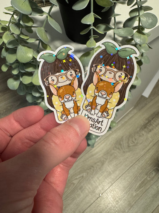 Sticker Dino & Kim kawaii KimsArtCreation
