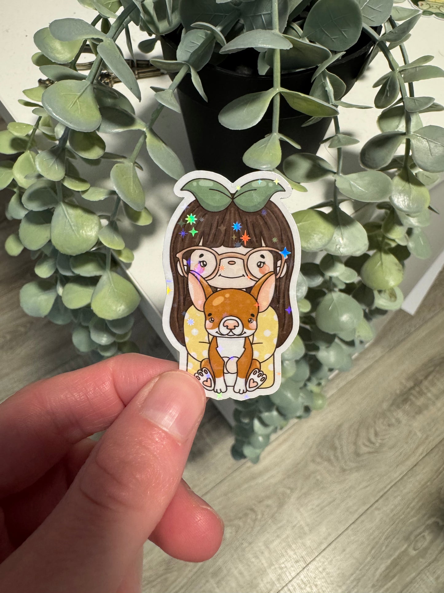 Sticker Dino & Kim kawaii KimsArtCreation