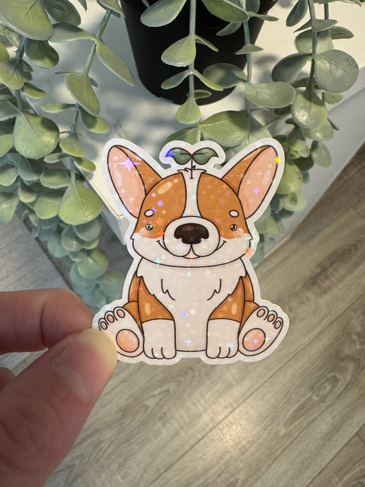 Sticker Welsh Corgi kawaii Hund
