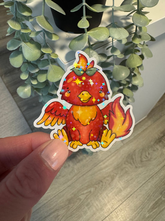 Sticker Phönix kawaii